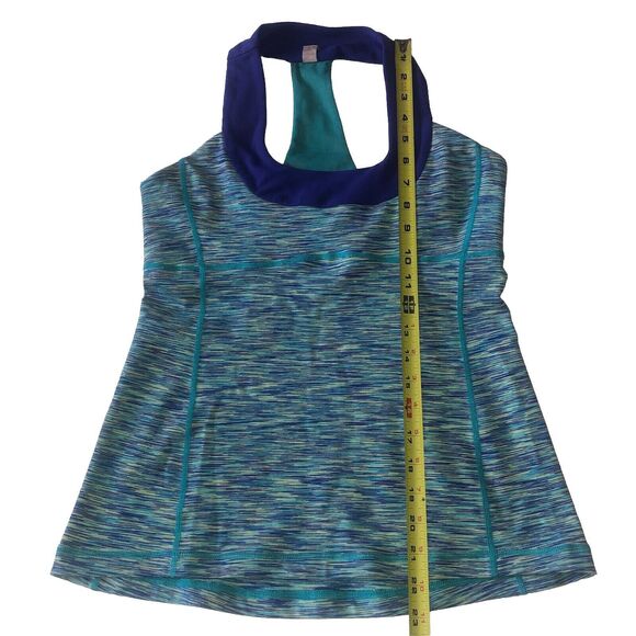 Lululemon Scoop Neck Tank Top Space Dye Bruised Berry Green 8 - Picture 6 of 10